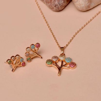 Picture of Multicolor Locket Set