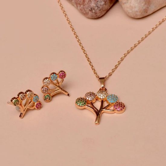 Picture of Multicolor Locket Set