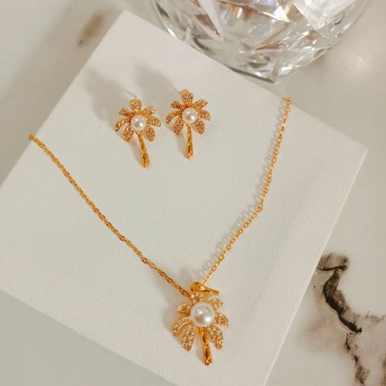 Picture of Gold Plated Necklace Set