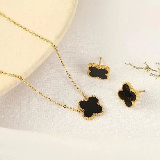 Picture of Black Clove Necklace Set